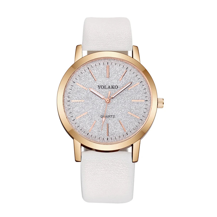 Relógio Feminino Leather