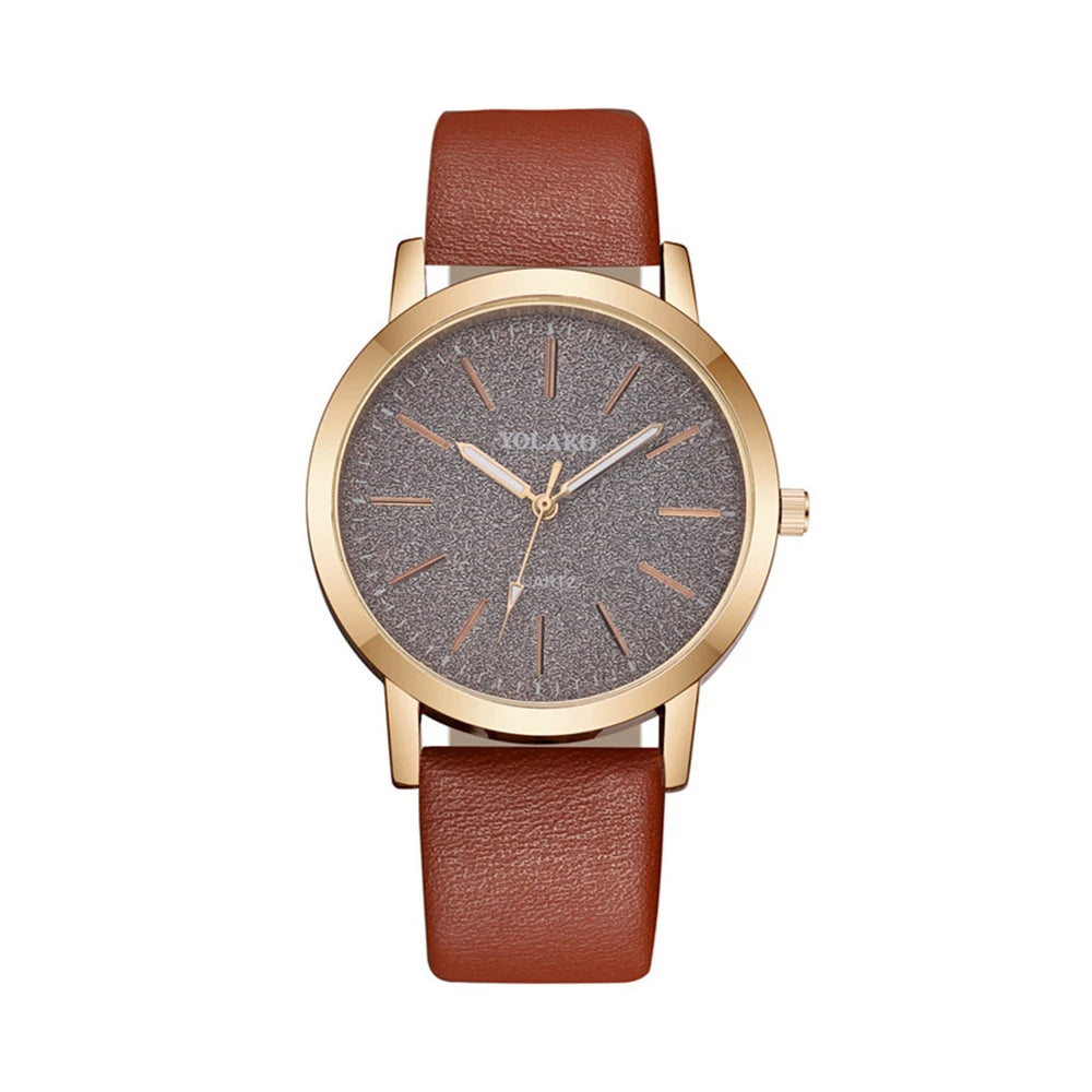 Relógio Feminino Leather