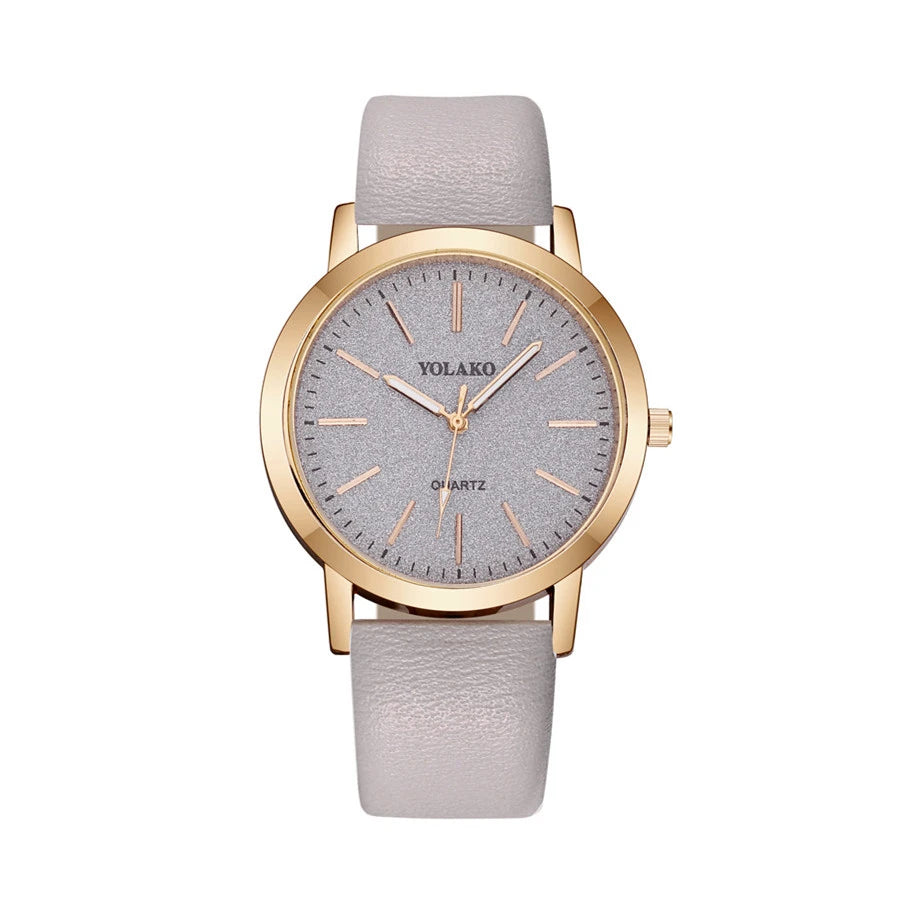 Relógio Feminino Leather