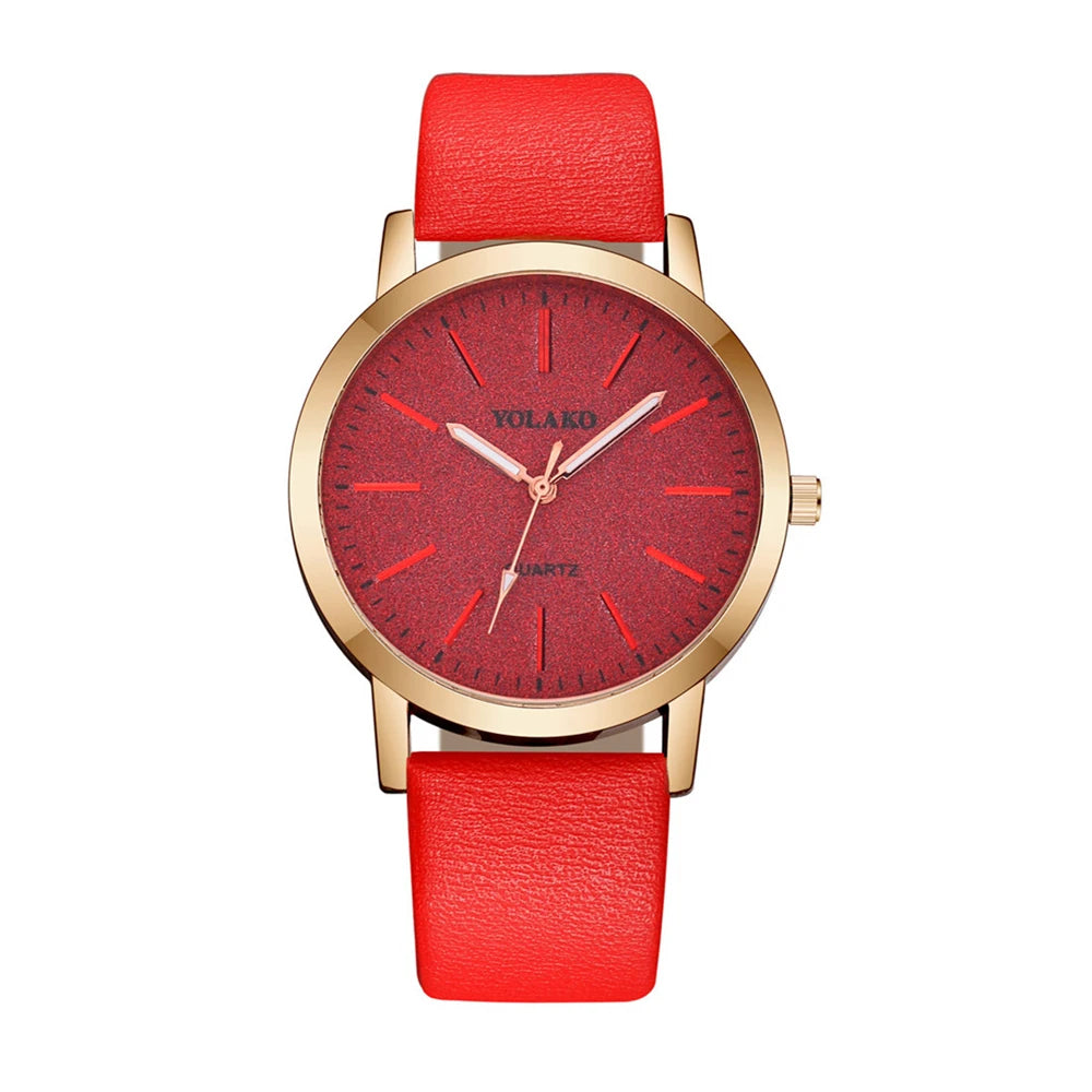 Relógio Feminino Leather
