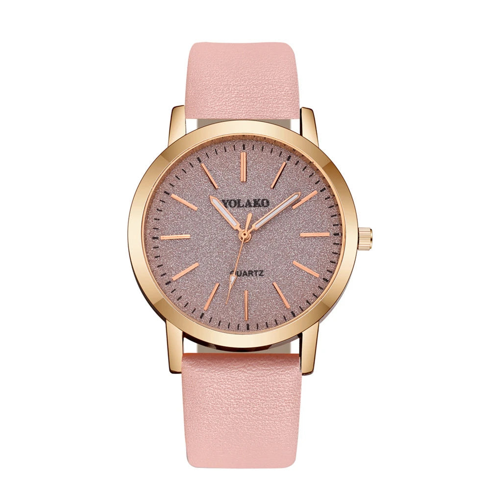 Relógio Feminino Leather